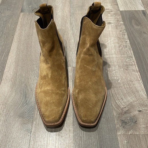 Tory Burch Women's Western Pointed Toe Ankle Chelsea Boots - Picture 2 of 10